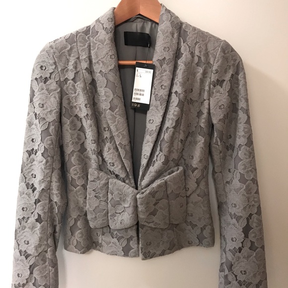 H & M Lace Blazer NWT - Picture 1 of 5